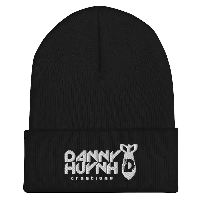 Classic Logo in White Beanie